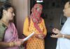 भाजपा कार्यालय पहुंची बस्तियों की महिलाएं, विधायकों के नाम पत्र लिख घर बचाने की लगाई गुहार
