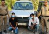 मालदेवता क्षेत्र में शराब पीकर हुड़दंग करने के 2 आरोपी गिरफ्तार, गाड़ी सीज