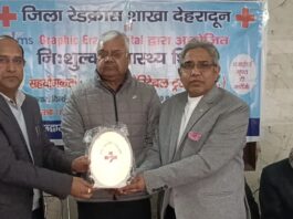 गुरुद्वारा श्री तेग बहादुर साहिब में निःशुल्क स्वास्थ्य शिविर का आयोजन