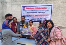 वार्ड 78 में NAMASTE योजना के अंतर्गत सिलाई मशीन वितरण कार्यक्रम आयोजित