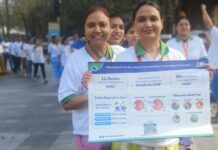 विश्व ग्लूकोमा सप्ताह; विवेकानंद नेत्रालय में 160 लोगों की निःशुल्क जांच जागरूकता रैली आयोजित