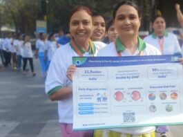 विश्व ग्लूकोमा सप्ताह; विवेकानंद नेत्रालय में 160 लोगों की निःशुल्क जांच जागरूकता रैली आयोजित