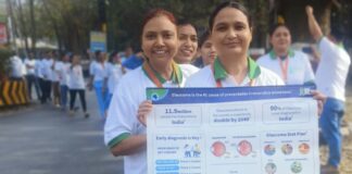 विश्व ग्लूकोमा सप्ताह; विवेकानंद नेत्रालय में 160 लोगों की निःशुल्क जांच जागरूकता रैली आयोजित