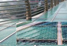 ऋषिकेश में उद्घाटन से पहले ही दूसरी बार टूटा ‘बजरंग सेतु’ का कांच, गुणवत्ता पर उठे सवाल