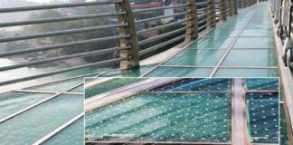 ऋषिकेश में उद्घाटन से पहले ही दूसरी बार टूटा ‘बजरंग सेतु’ का कांच, गुणवत्ता पर उठे सवाल