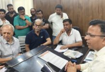 पानी और सीवर संकट पर जनता का फूटा गुस्सा, भाजपा पार्षद के नेतृत्व में जल संस्थान पर किया प्रदर्शन