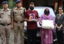 शोरूम में लाखों की चोरी का खुलासा, महिला समेत दो आरोपी गिरफ्तार सामान बरामद