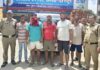दो पक्षों के बीच जमकर मारपीट, सड़क पर मचा हंगामा; पुलिस ने पांच लोगों को किया गिरफ्तार
