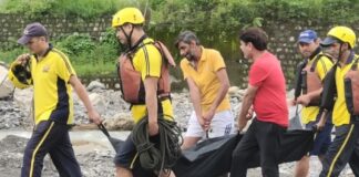 दुखद: पानी के तेज बहाव में बहने से पर्यटक की मौत, दो किलोमीटर दूर मिला शव